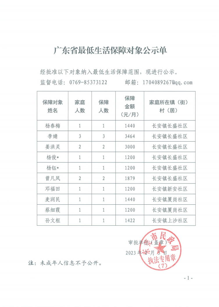 廣東省最低生活保障對(duì)象公示單（2023年2月長安鎮(zhèn)）.png